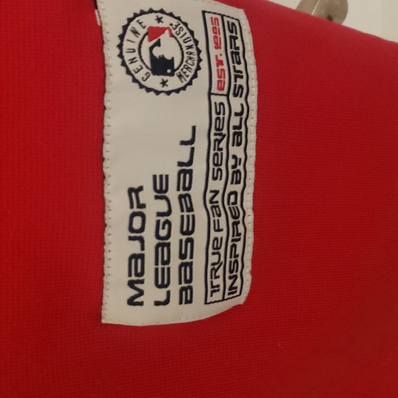 Kids size M official MLB brand red St Louis Cardinals jersey - Picture 3 of 4